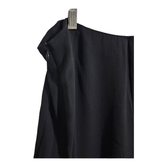 Eileen Fisher cropped zip up wide leg silk pants size medium - Picture 2 of 10